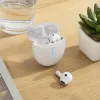 High-quality white earphone storage box, portable earphone packaging box, simple and fashionable earphone protective case, storage bag details Picture